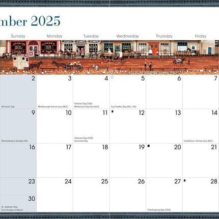 CarouselCalendars Charles Wysocki Zakagenda 2025