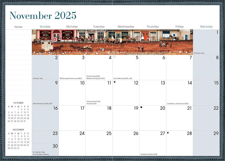 CarouselCalendars Charles Wysocki Zakagenda 2025