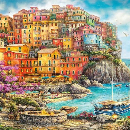 CherryPazzi A Beautiful Day at Cinque Terre Puzzel 2000 Stukjes