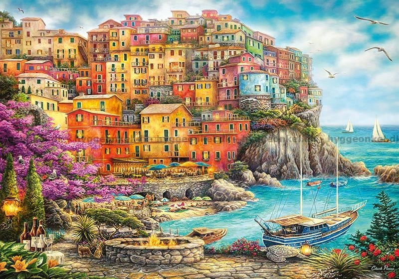 CherryPazzi A Beautiful Day at Cinque Terre Puzzel 2000 Stukjes