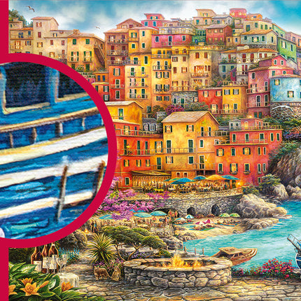 CherryPazzi A Beautiful Day at Cinque Terre Puzzel 2000 Stukjes