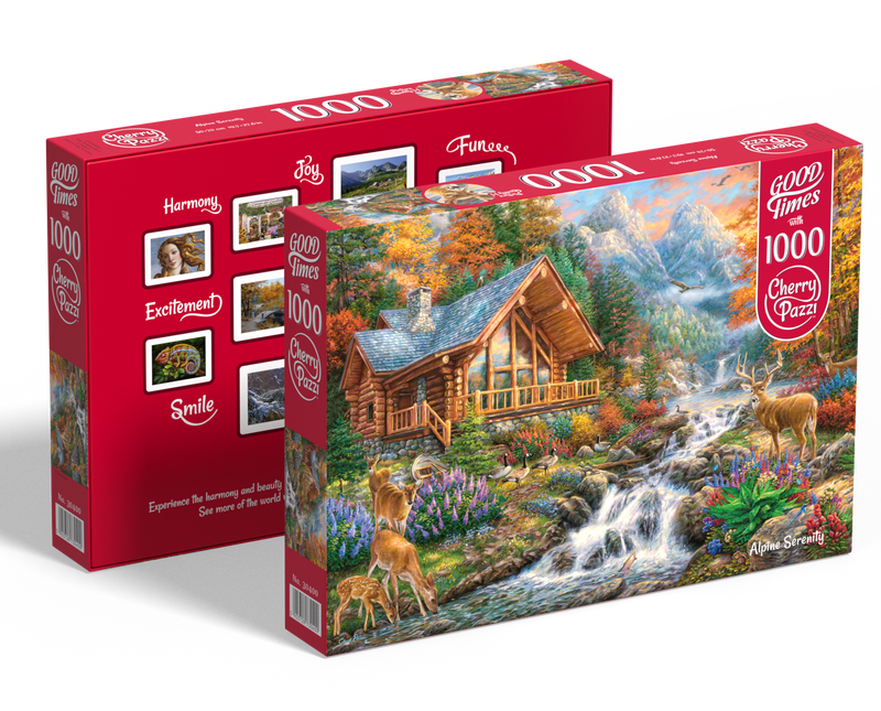 CherryPazzi Alpine Serenity Puzzel 1000 Stukjes