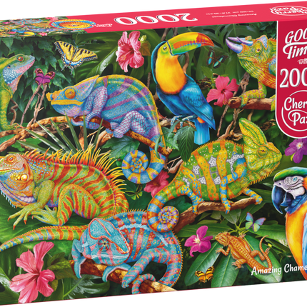 CherryPazzi Amazing Chameleons Puzzel 2000 Stukjes