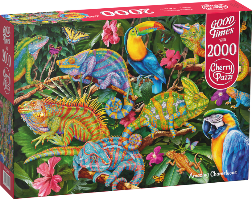 CherryPazzi Amazing Chameleons Puzzel 2000 Stukjes