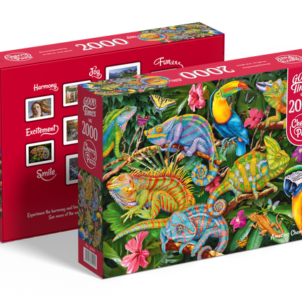 CherryPazzi Amazing Chameleons Puzzel 2000 Stukjes