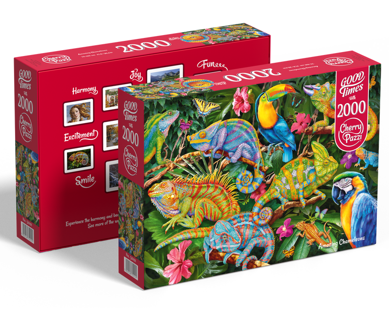 CherryPazzi Amazing Chameleons Puzzel 2000 Stukjes