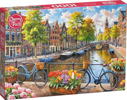 CherryPazzi Amsterdam Tulips Puzzel 1000 Stukjes