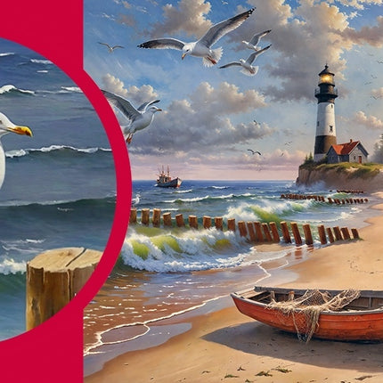 CherryPazzi Baltic Sea Coastline Puzzel 1000 Stukjes