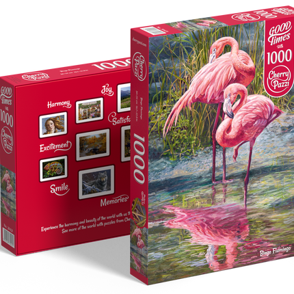 CherryPazzi Bingo Flamingo Puzzel 1000 Stukjes