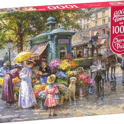 CherryPazzi Blumenmarkt Puzzel 1000 Stukjes