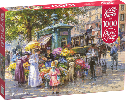 CherryPazzi Blumenmarkt Puzzel 1000 Stukjes