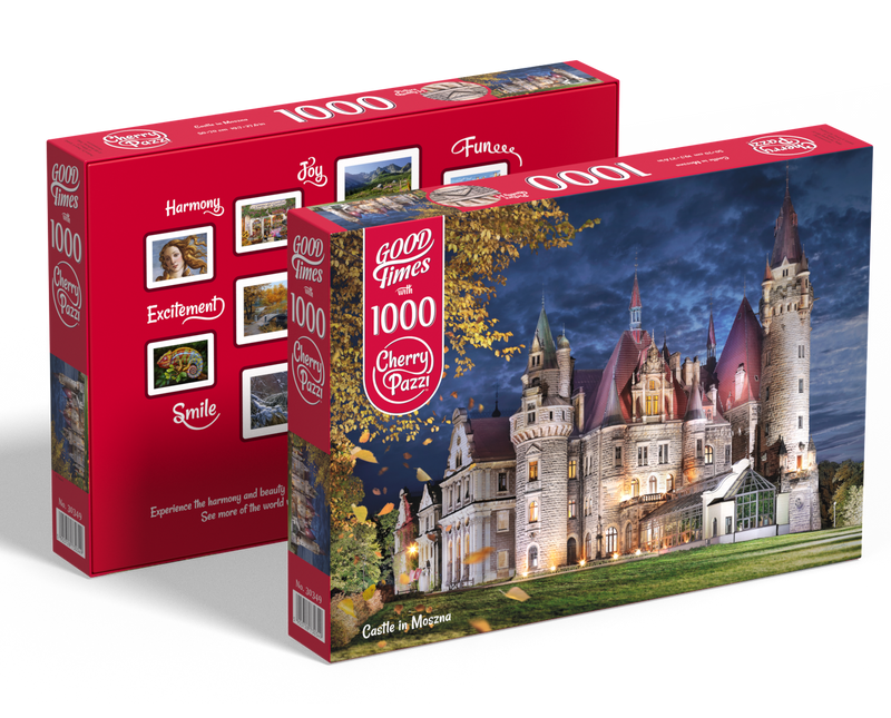 CherryPazzi Castle in Moszna Puzzel 1000 Stukjes