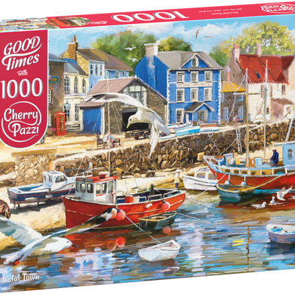 CherryPazzi Coastal Town Puzzel 1000 Stukjes