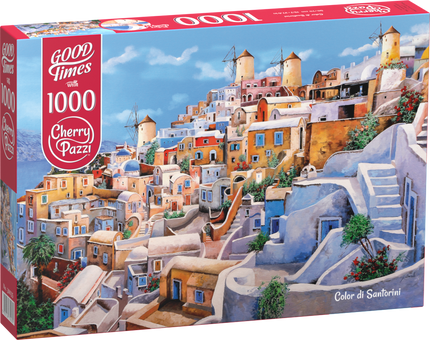 CherryPazzi Color di Santorini Puzzel 1000 Stukjes