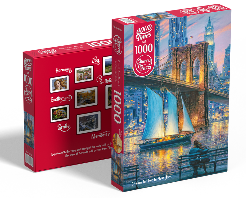 CherryPazzi Dream for Two in New York Puzzel 1000 Stukjes