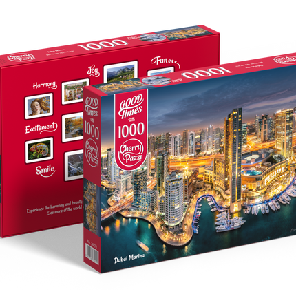 CherryPazzi Dubai Marina Puzzel 1000 Stukjes