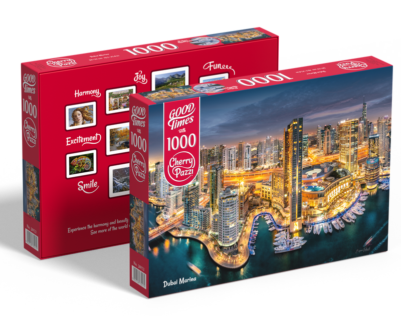 CherryPazzi Dubai Marina Puzzel 1000 Stukjes