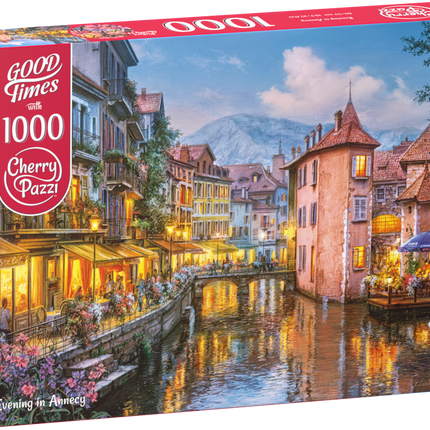 CherryPazzi Evening in Annecy Puzzel 1000 Stukjes