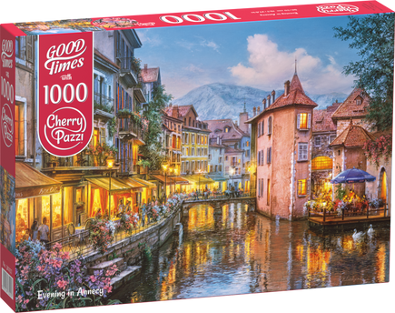 CherryPazzi Evening in Annecy Puzzel 1000 Stukjes