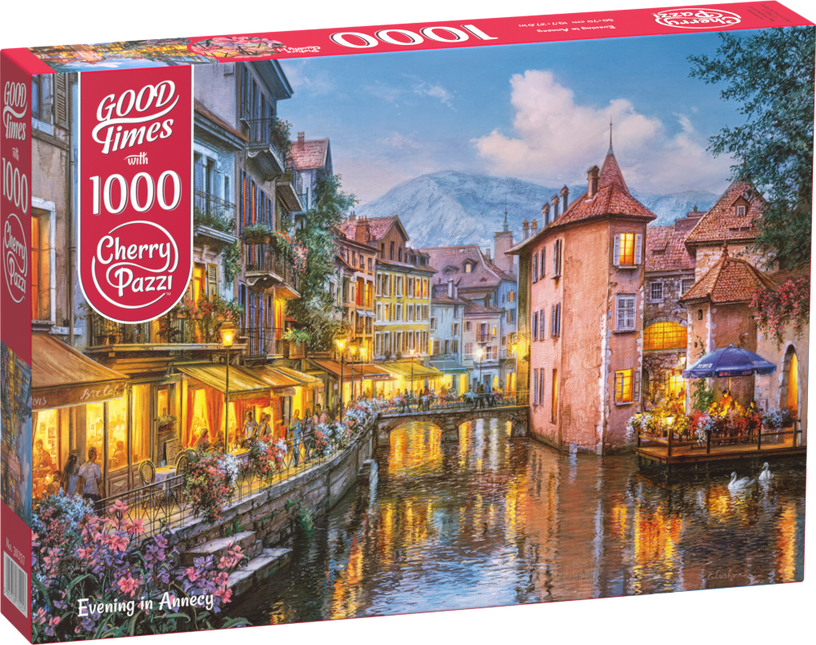 CherryPazzi Evening in Annecy Puzzel 1000 Stukjes