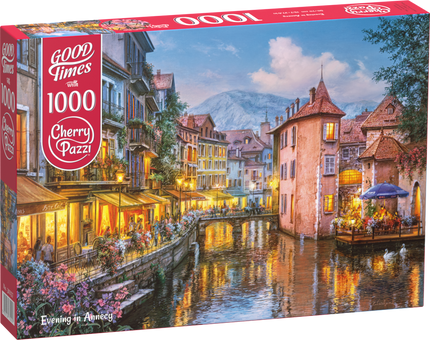 CherryPazzi Evening in Annecy Puzzel 1000 Stukjes