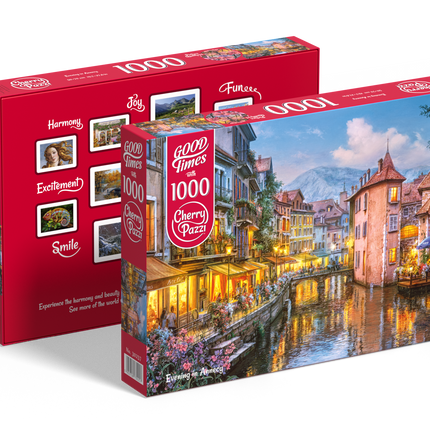 CherryPazzi Evening in Annecy Puzzel 1000 Stukjes