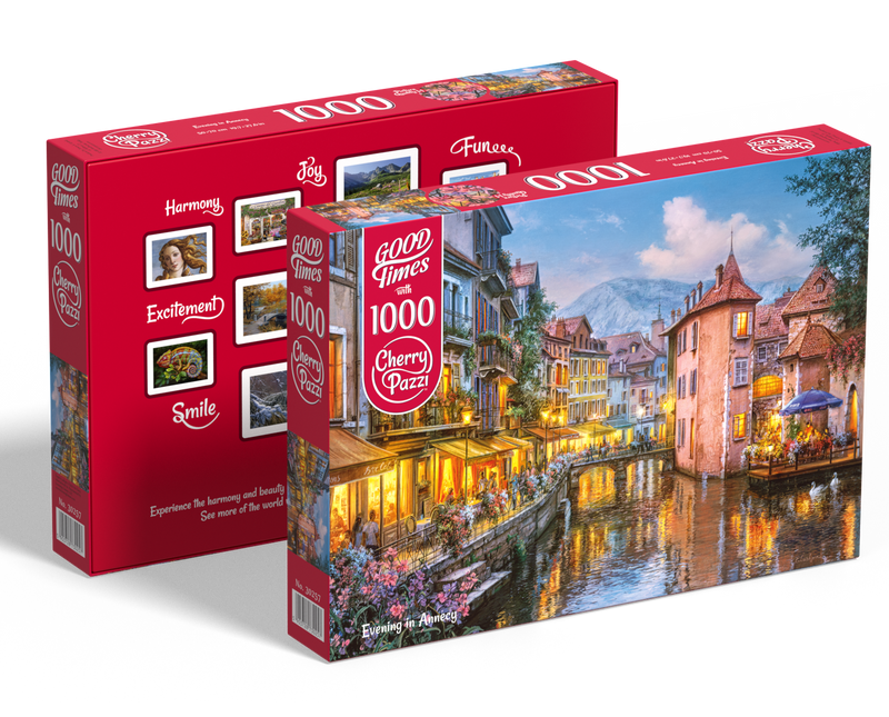 CherryPazzi Evening in Annecy Puzzel 1000 Stukjes