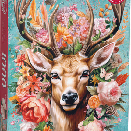 CherryPazzi Flower Deer Puzzel 1000 Stukjes