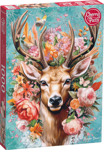 CherryPazzi Flower Deer Puzzel 1000 Stukjes