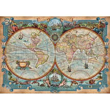 CherryPazzi Great Discoveries World Map Puzzel 2000 Stukjes