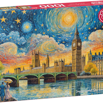 CherryPazzi Impressionist Sky over London Puzzel 1000 Stukjes