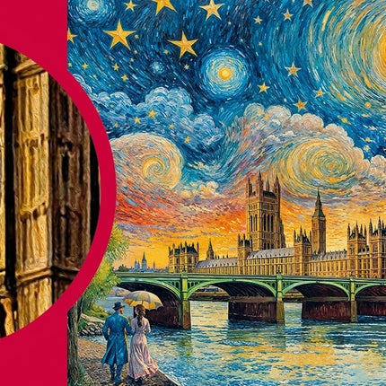 CherryPazzi Impressionist Sky over London Puzzel 1000 Stukjes