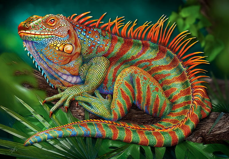 CherryPazzi Incredible Iguana Puzzel 500 Stukjes