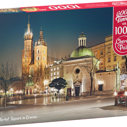 CherryPazzi Market Square in Cracow Puzzel 1000 Stukjes