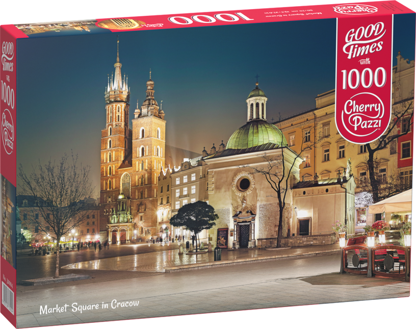 CherryPazzi Market Square in Cracow Puzzel 1000 Stukjes