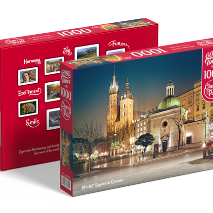 CherryPazzi Market Square in Cracow Puzzel 1000 Stukjes