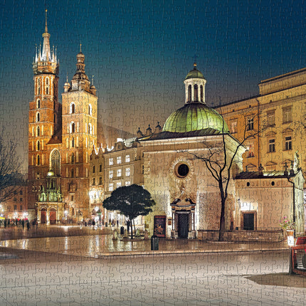 CherryPazzi Market Square in Cracow Puzzel 1000 Stukjes