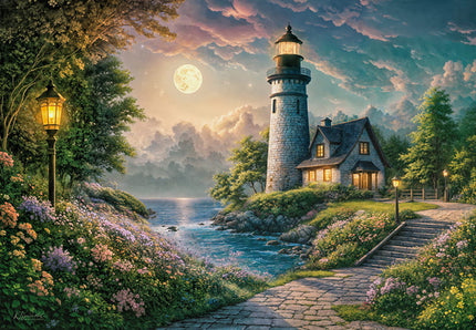 CherryPazzi Moonlight Lighthouse Puzzel 500 Stukjes