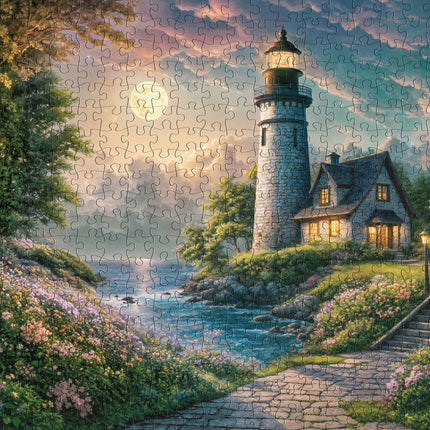 CherryPazzi Moonlight Lighthouse Puzzel 500 Stukjes