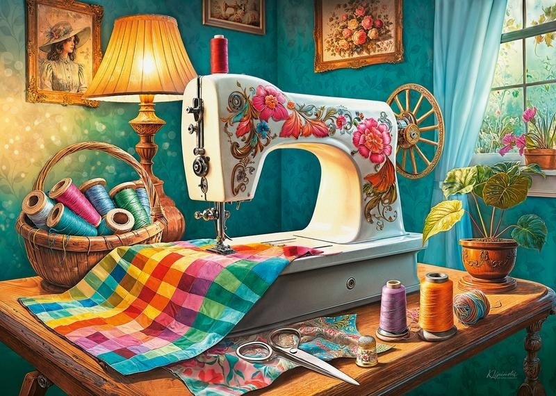 CherryPazzi My Sewing Corner Puzzel 1000 Stukjes