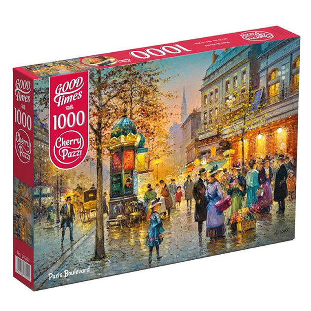 CherryPazzi Paris Boulevard Puzzel 1000 Stukjes