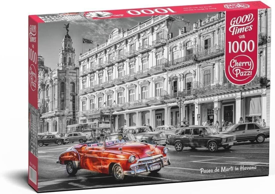 CherryPazzi Paseo de Marti in Havana Puzzel 1000 Stukjes