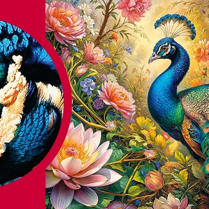 CherryPazzi Peacock’s Paradise Puzzel 1000 Stukjes