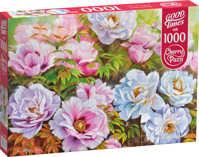 CherryPazzi Peonyssimo Opus 5 Puzzel 1000 Stukjes