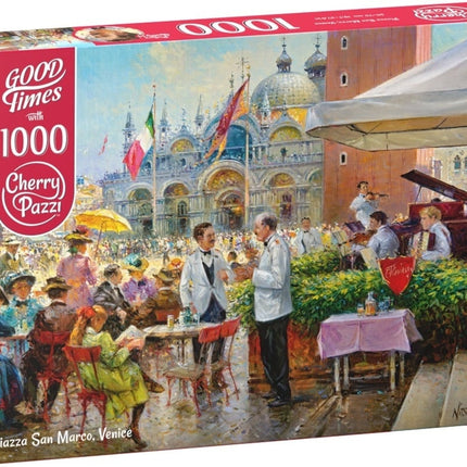 CherryPazzi Piazza San Marco, Venice Puzzel 1000 Stukjes