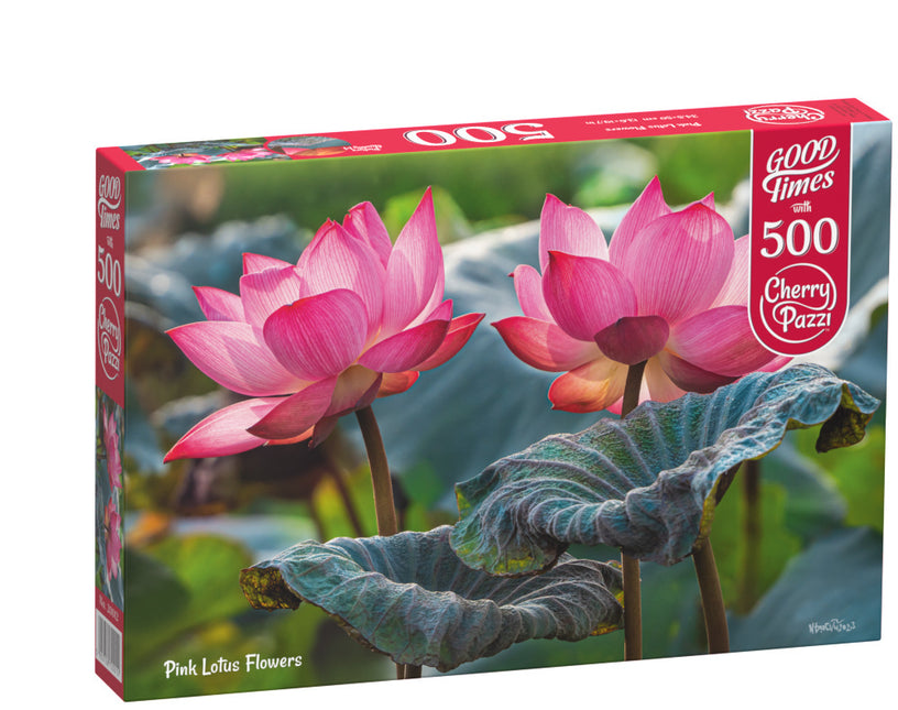 CherryPazzi Pink Lotus Flowers Puzzel 500 Stukjes