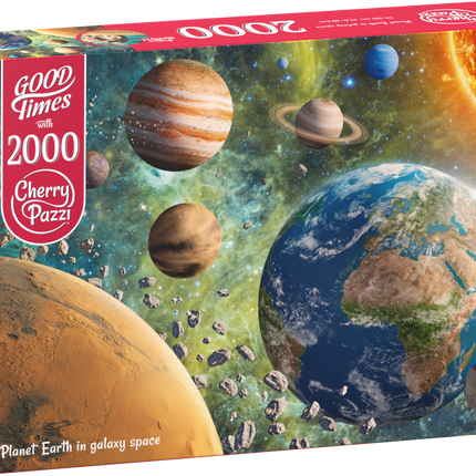 CherryPazzi Planet Earth in galaxy Space Puzzel 2000 Stukjes