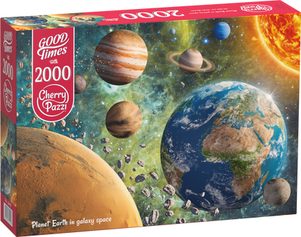 CherryPazzi Planet Earth in galaxy Space Puzzel 2000 Stukjes