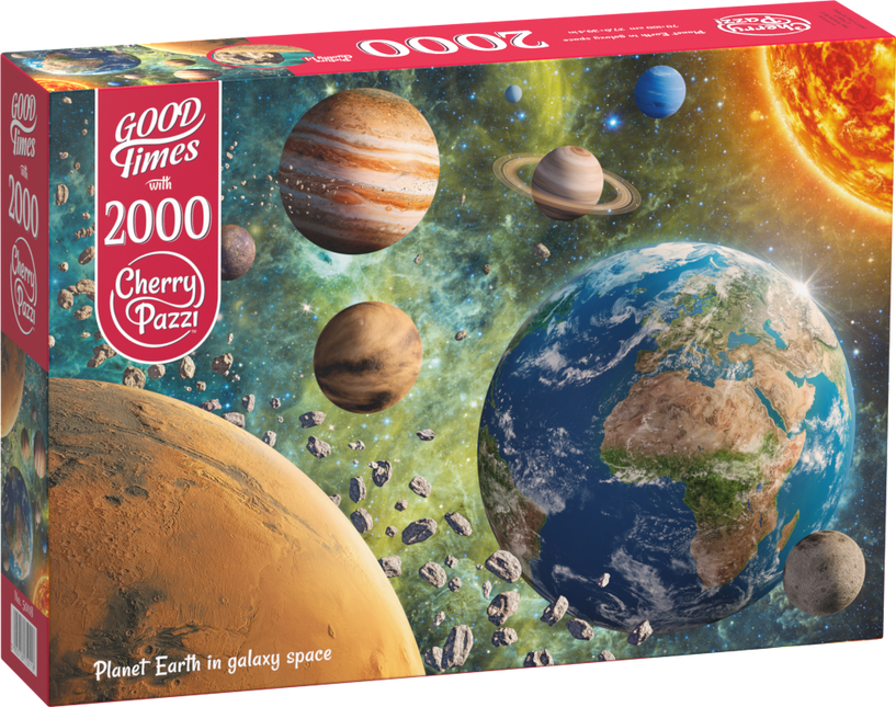 CherryPazzi Planet Earth in galaxy Space Puzzel 2000 Stukjes