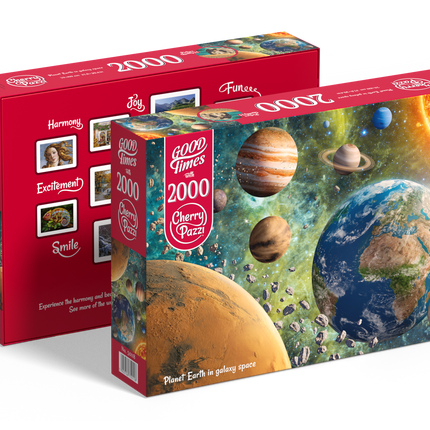 CherryPazzi Planet Earth in galaxy Space Puzzel 2000 Stukjes